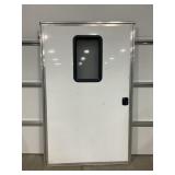 ALUMINUM TRAILER OR CAMPER DOOR WITH SCREEN -