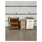 METAL STORAGE CABINET WITH DRAWER WITH 3 SHELF
