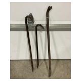 LOT OF 3 PRY BARS