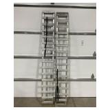 LOT OF 2 ALUMINUM LOADING RAMPS
