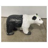 OUTDOOR CEMENT PANDA BEAR - 20" X 7" X 12"