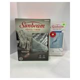 SUNBEAM HEATED BLANKET AND SUNBEAM