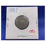188? SHIELD NICKEL