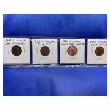 1940-S; 1955-S; 1960; 1940 LINCOLN CENTS