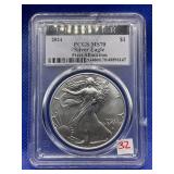 2024 AMERICAN SILVER EAGLE PCGS MS70 FIRST