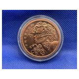 FREEDOM .999 COPPER BULLION COIN