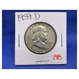 1959-D FRANKLIN HALF DOLLAR
