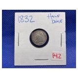 1833 BUST HALF DIME