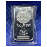 SUNSHINE MINT SILVER EAGLE 1 OUNCE .999 FINE