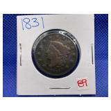 1831 LARGE CENT