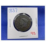1837 LARGE CENT