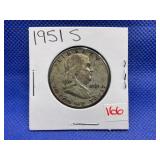 1951-S FRANKLIN HALF DOLLAR