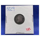 1829 BUST DIME