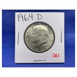 1964-D KENNEDY HALF DOLLAR