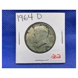 1964-D KENNEDY HALF DOLLAR
