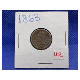 1863 INDIAN CENT