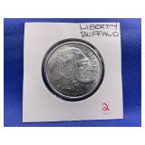 INDIAN HEAD .999 FINE SILVER 1 OZ. BULLION COIN