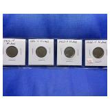 1912; 1891; 1927; 1925 NICKELS