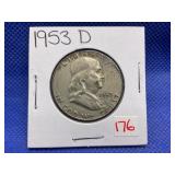 1953-D FRANKLIN HALF DOLLAR