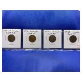 1932; 1931; 1929-D; 1929 LINCOLN CENTS