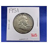 1951 FRANKLIN HALF DOLLAR