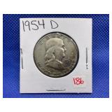 1954-D FRANKLIN HALF DOLLAR