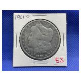 1901 O MORGAN SILVER DOLLAR