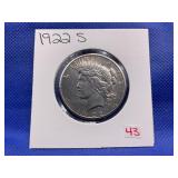 1922 S PEACE DOLLAR