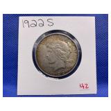 1922 S PEACE DOLLAR