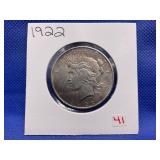 1922 PEACE DOLLAR