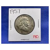 1957 FRANKLIN HALF DOLLAR