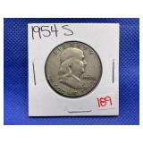 1954-S FRANKLIN HALF DOLLAR