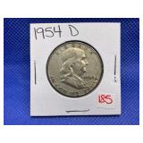 1954-D FRANKLIN HALF DOLLAR