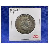 1954 FRANKLIN HALF DOLLAR
