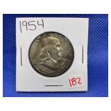 1954 FRANKLIN HALF DOLLAR
