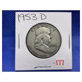 1953-D FRANKLIN HALF DOLLAR