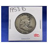 1953-D FRANKLIN HALF DOLLAR