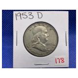 1953-D FRANKLIN HALF DOLLAR