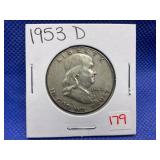 1953-D FRANKLIN HALF DOLLAR