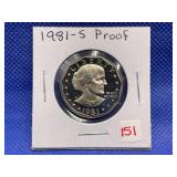 1981-S SUSAN B. ANTHONY DOLLAR PROOF