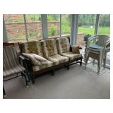 REMAINDER IN SUNROOM - PLASTIC OUTDOOR CHAIRS,