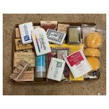 LARGE LOT OF ASSORTED STAMPS AND INK PADS