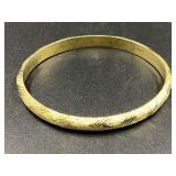 .925 STERLING SILVER BANGLE BRACELET - 8.8 GRAMS