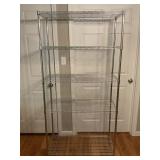 STAINLESS STEEL PANTRY STORAGE RACK - 72" X 16" X
