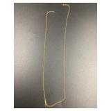 14KT GOLD NECKLACE - 1.19 GRAMS - BROKEN