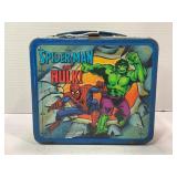 SPIDER-MAN AND THE HULK ALADDIN METAL LUNCHBOX