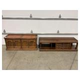 COFFEE TABLE & TV STAND OR STORAGE CABINET - 60" X