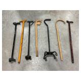 LARGE LOT OF ASSORTED WALKING CANES