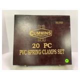 CUMMINS 15 PC PVC SPRING CLAMP SET WITH WOOD CASE