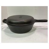 LODGE #2 8CF CAST IRON CHICKEN FRYER WITH LID -10"